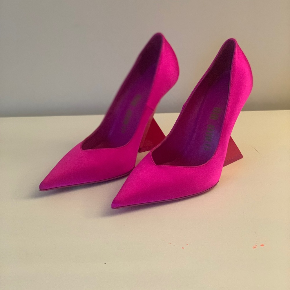 THE ATTICO CHEOPE'' FUCHSIA PUMP